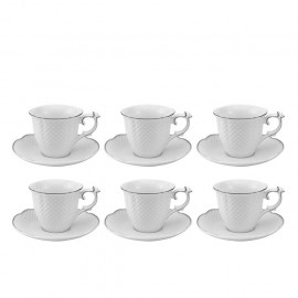 PIONEER CHAIN CUP+SAUCER (6 PC 1SET